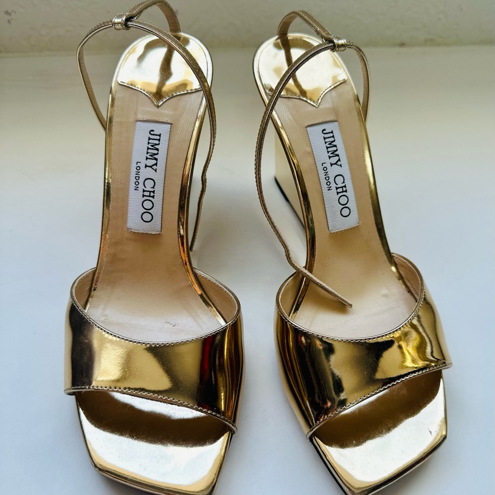 Jimmy Choo Women's Brien 85 Wedge Sandals